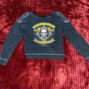 Affliction American Custom Dk. Gray Sweatshirt